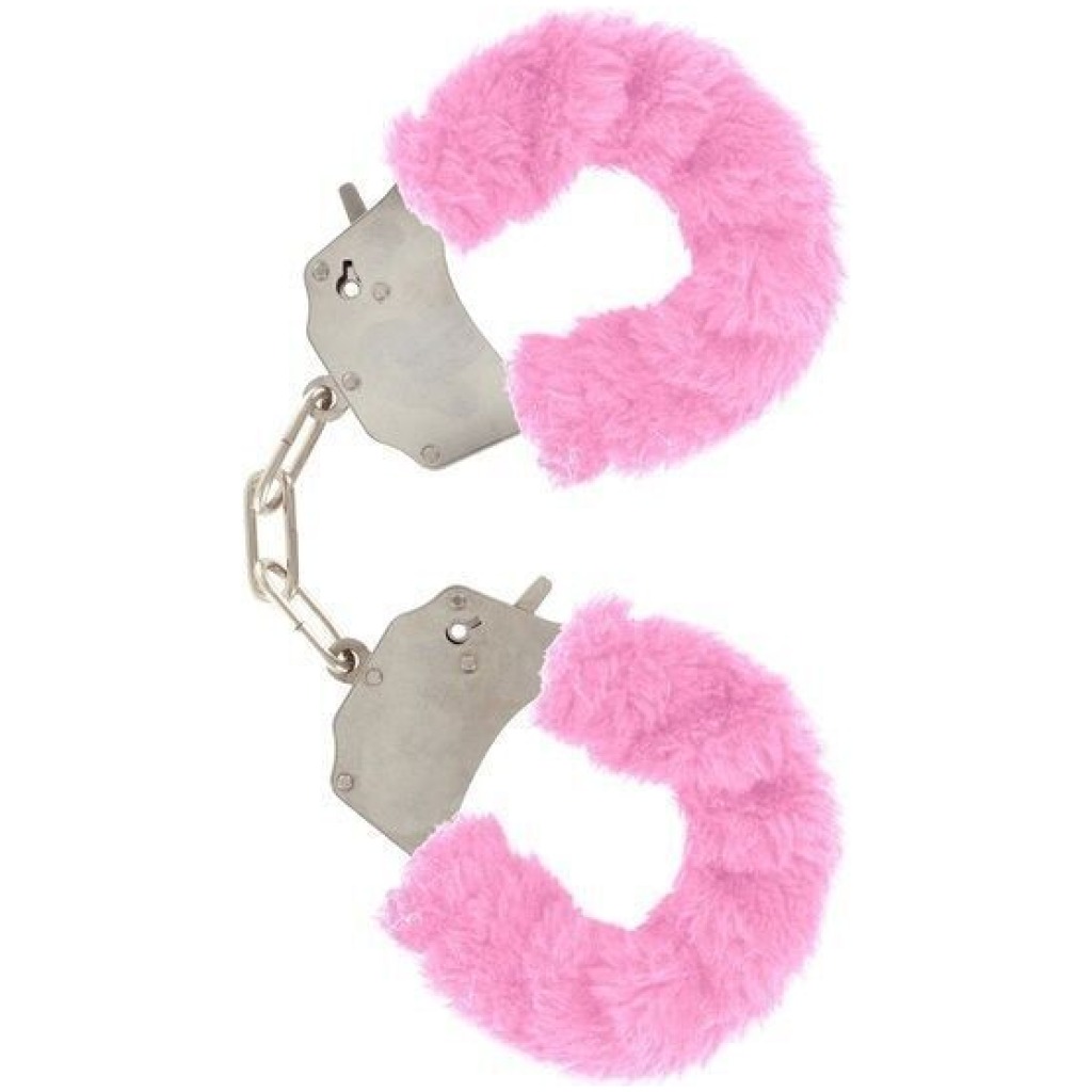 Manette Peluche Furry Fun Pink