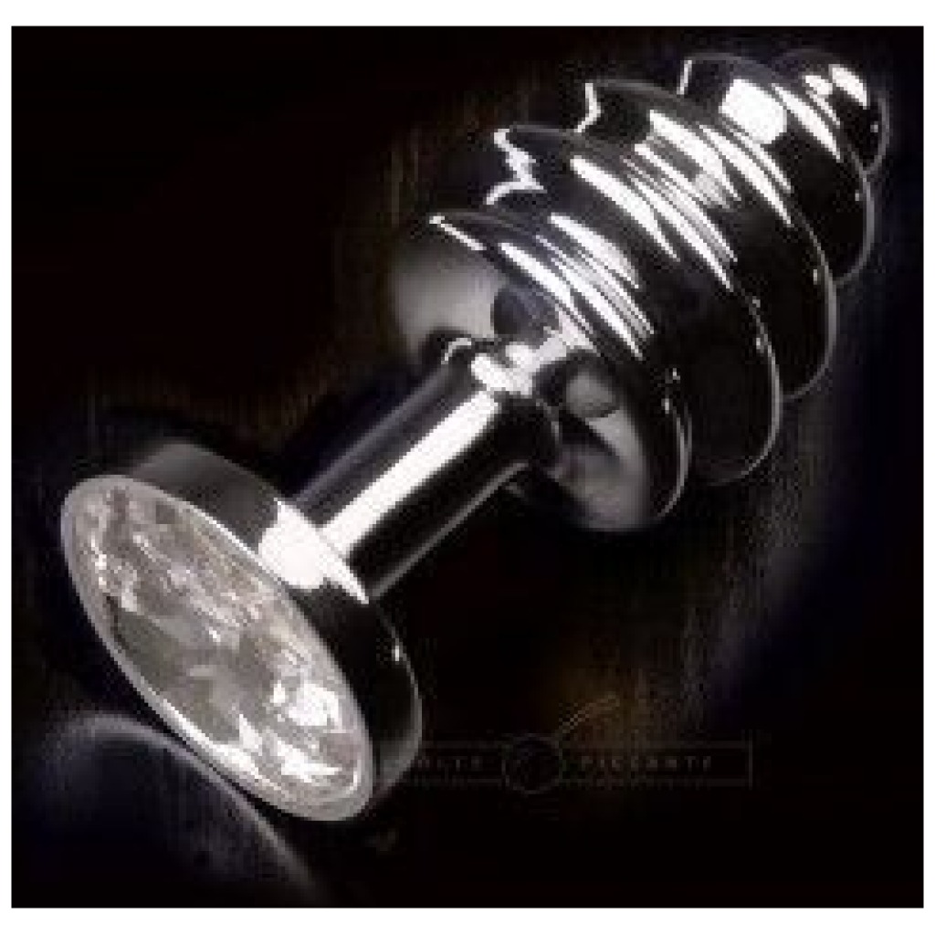 plug anale Jewellery Ribbed Silver
