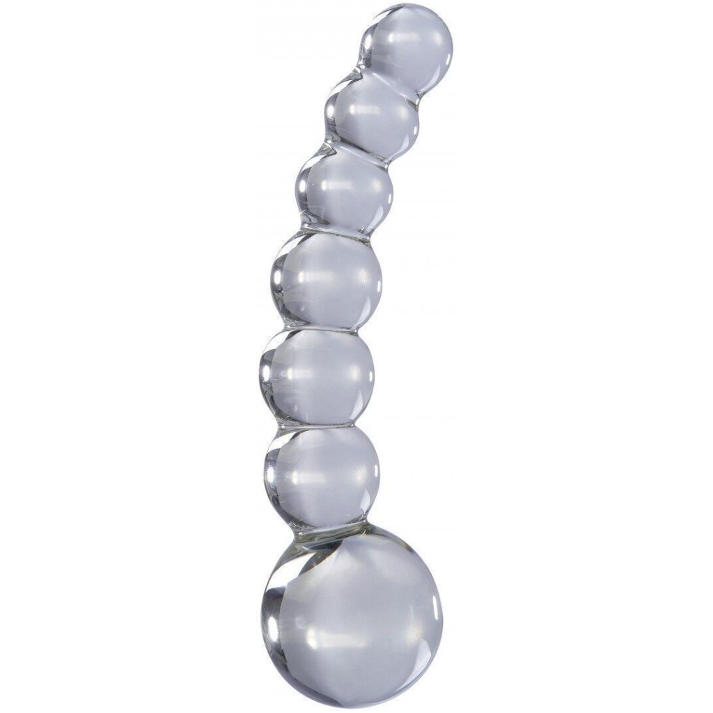Plug Anale No. 66 Icicles in Vetro Trasparente